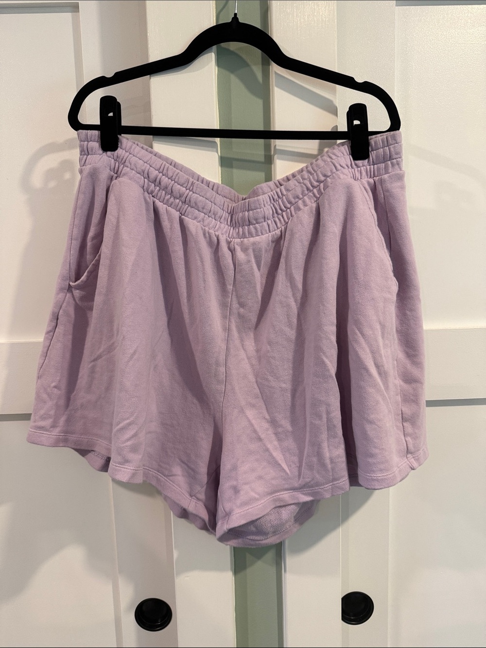 Old Navy Light Purple Terry Lounge Shorts